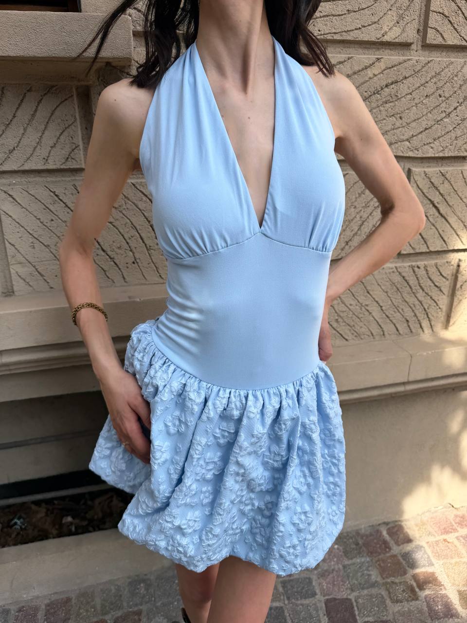 Abito Velia Celeste