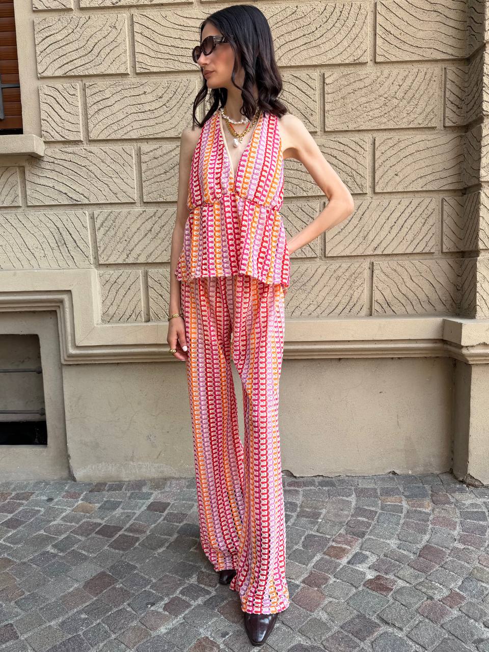 Coordinato crochet colori vivaci