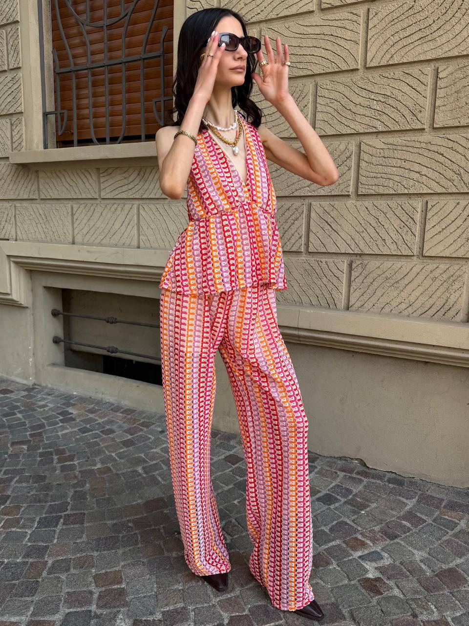 Coordinato crochet colori vivaci