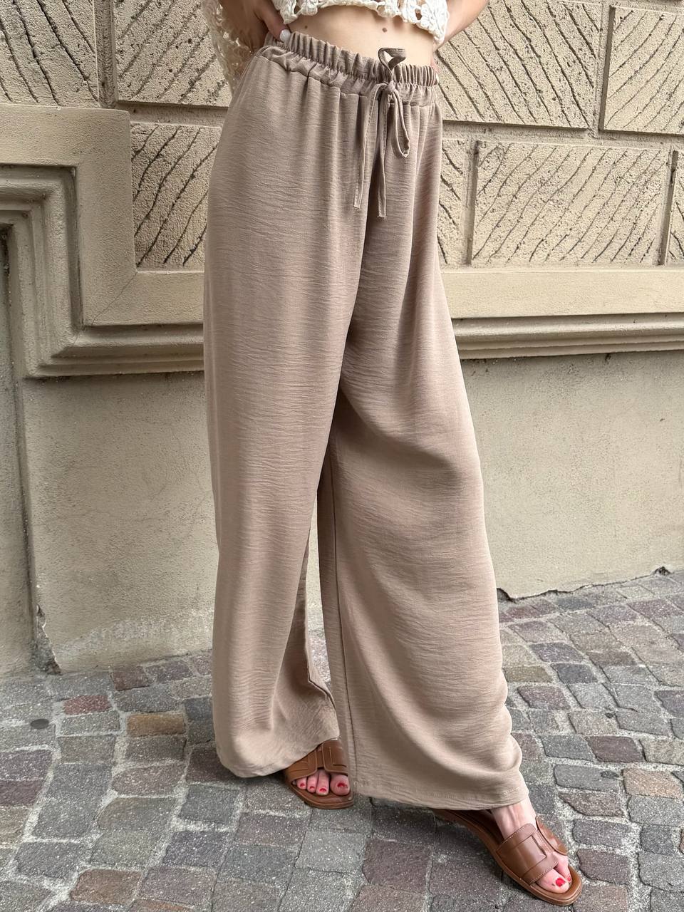 Pantalone Elodie Tortora