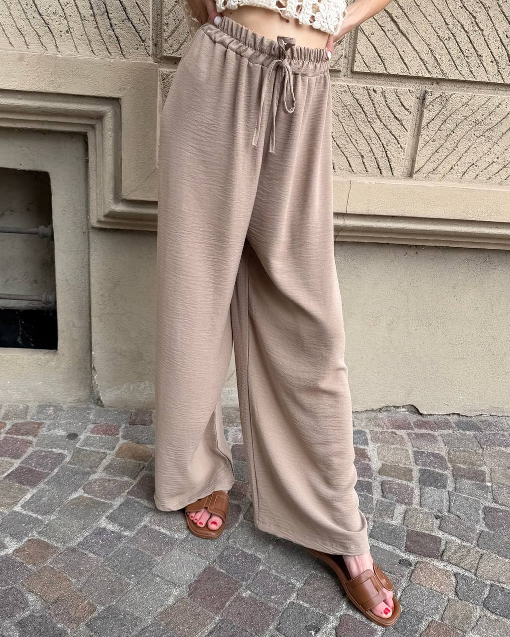 Pantalone Elodie Tortora