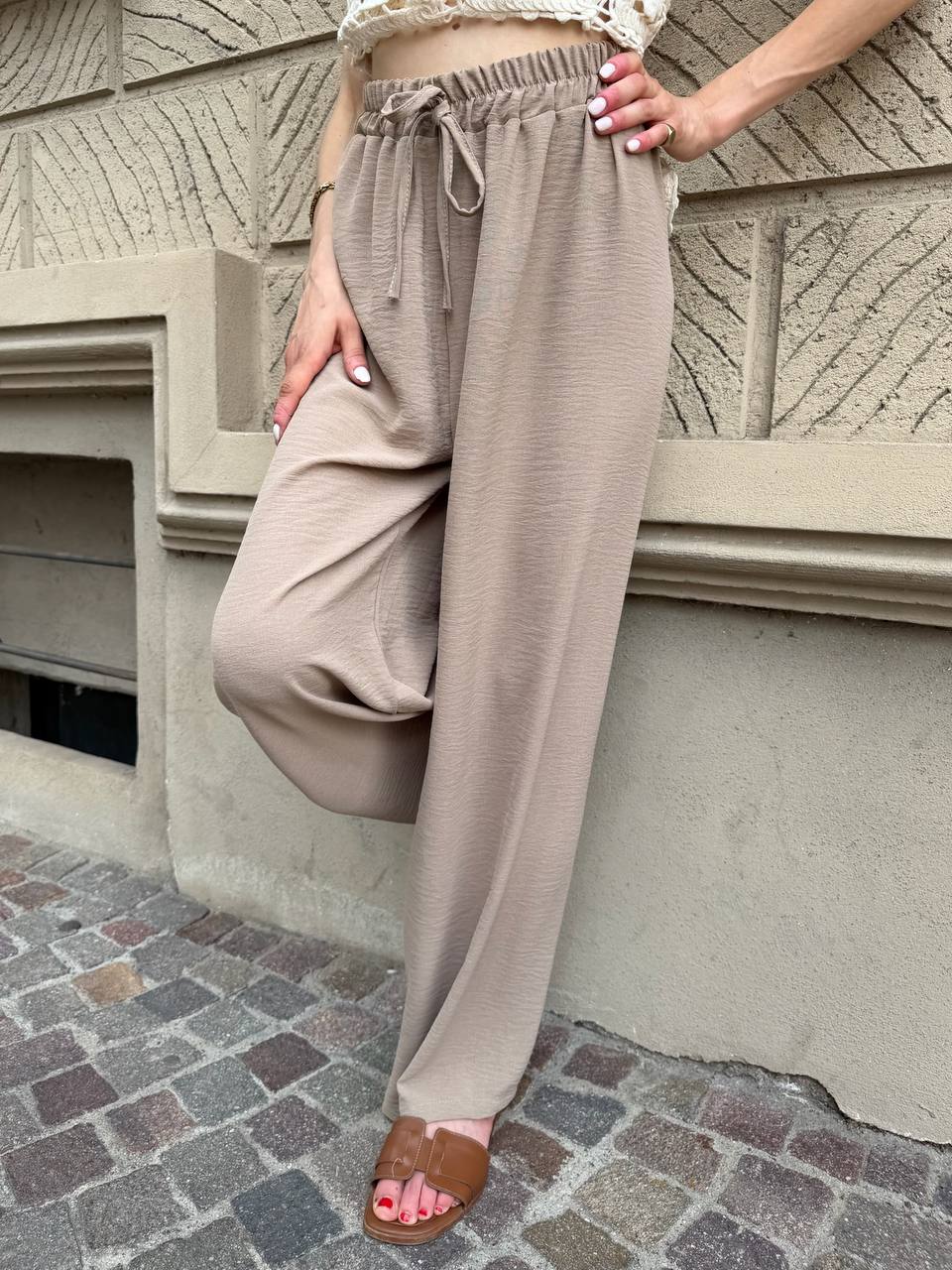 Pantalone Elodie Tortora