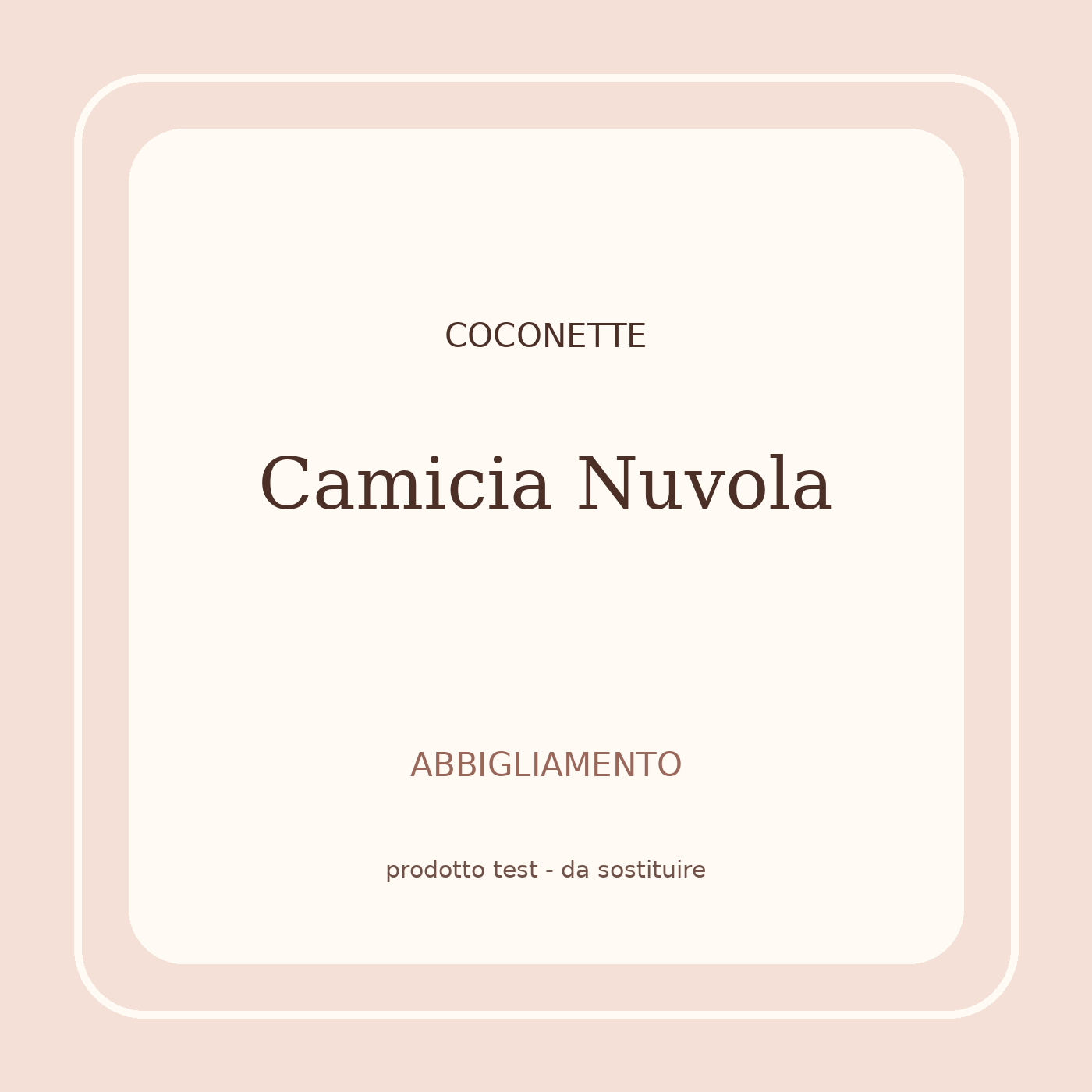 Test Camicia Nuvola